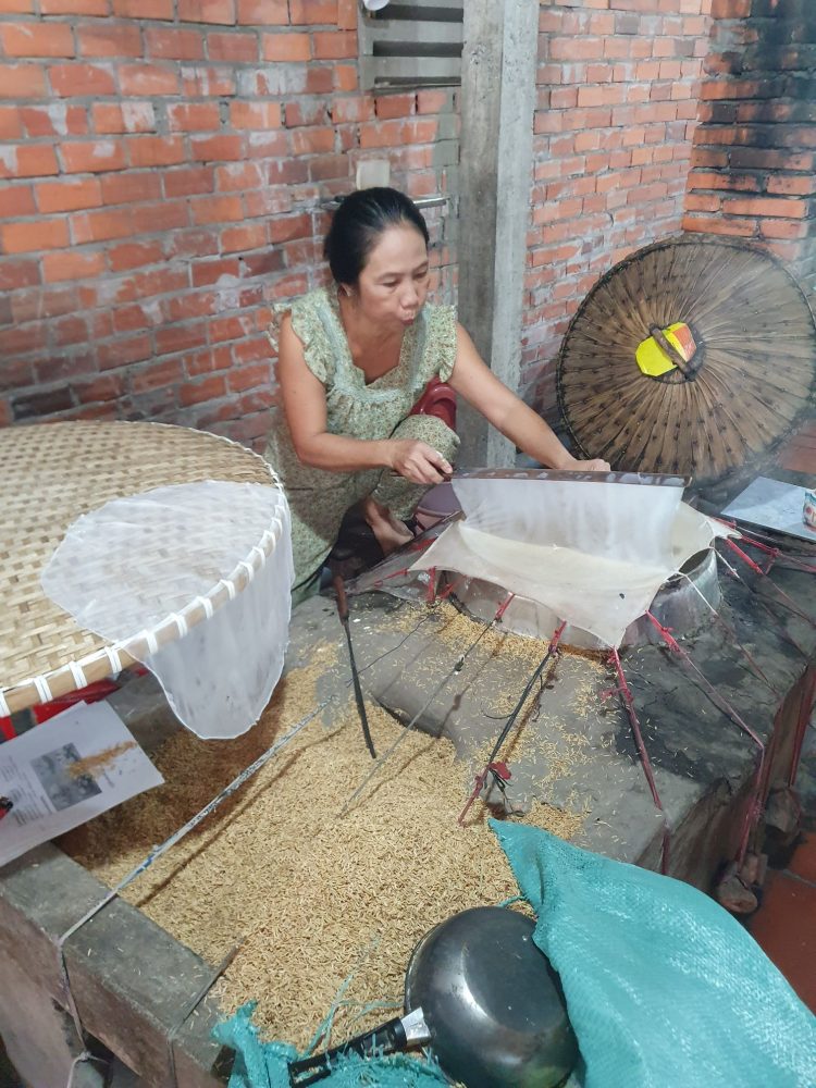 Herstellung Reispapier